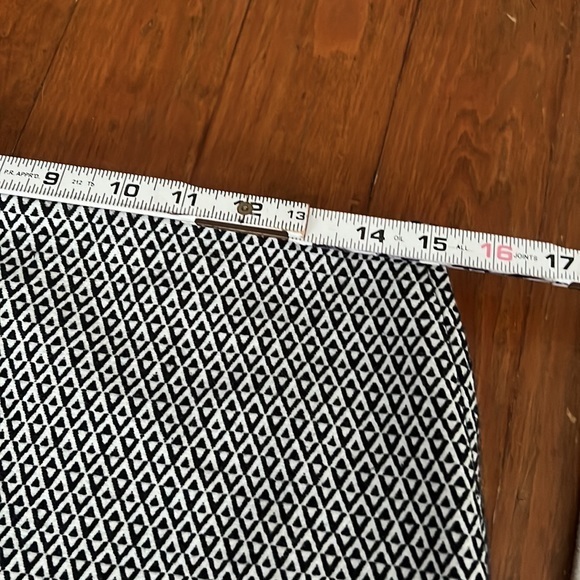 Gap side zipper closure diamond pattern mini skirt A9-4 - Picture 8 of 9